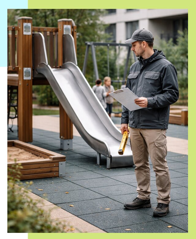 Сертификация детских площадок в Одинцове от 25890 р. | Алешин-Днц