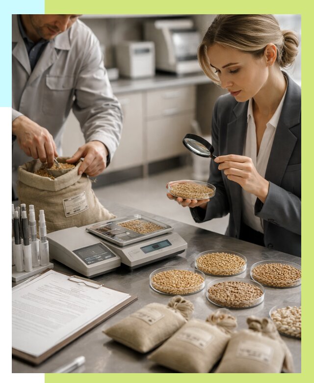 Сертификация зерна в Одинцове по цене от 15534 р. | Алешин-Днц