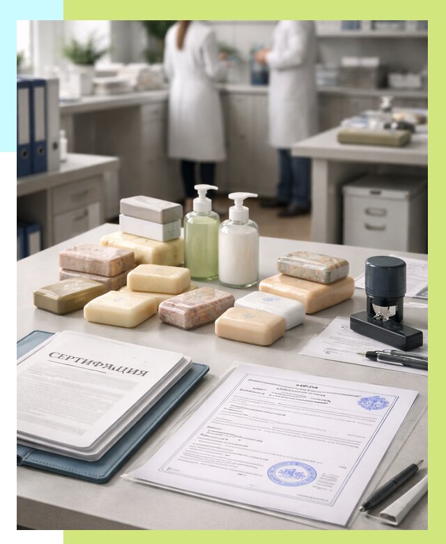 Сертификация мыла и сертификат на мыло в Одинцове от 12427 | Алешин-Днц