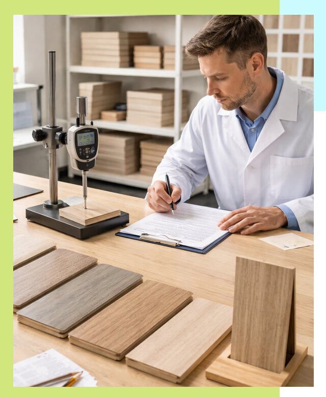 Сертификация ламината с испытаниями и оформлением документов в Одинцове