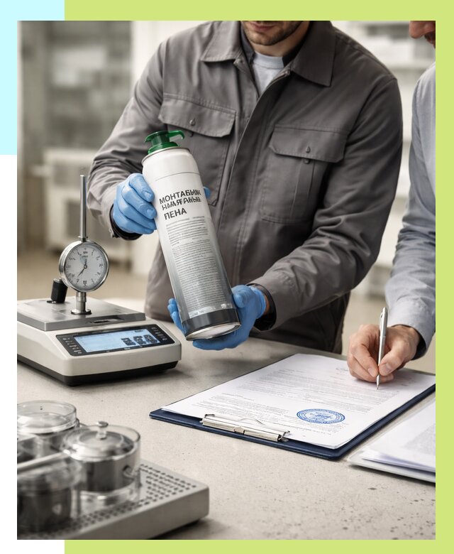 Сертификация монтажной пены в Одинцове от 15534 р. | Алешин-Днц