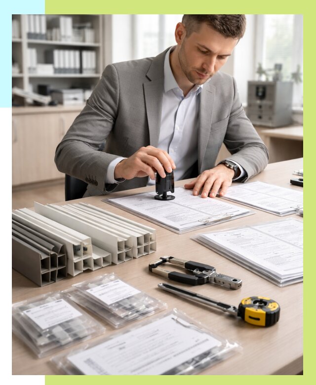 Сертификация ПВХ продукции в Одинцове от 8803 р., Алешин-Днц