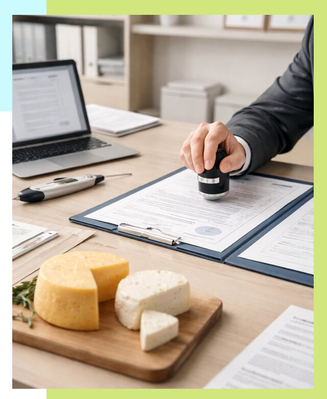 Сертификация сыров в Одинцове от 15534 р | Сертификат на сыр Алешин-Днц