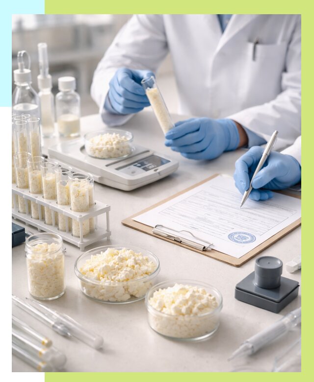 Сертификация творога в Одинцове от 12427 р. под ключ | Алешин-Днц