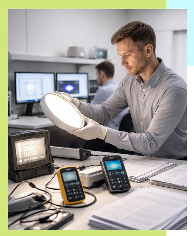 Сертификация светильников в Одинцове: испытания и оформление