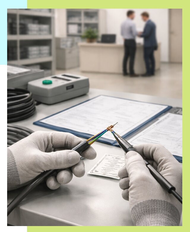 Сертификация провода в Одинцове от 18641 р. в Алешин-Днц