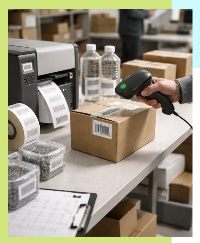 Штрихкодирование продукции и маркировка для продажи в Одинцове