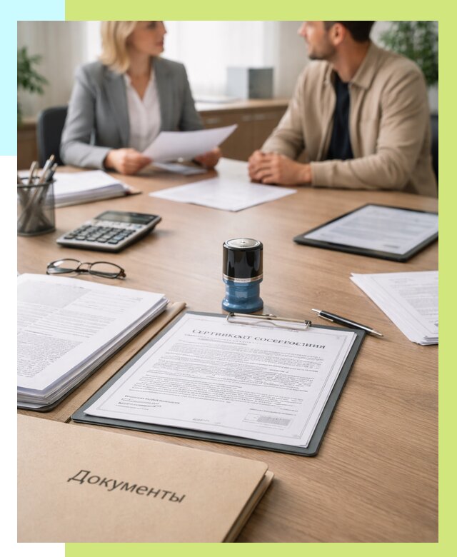 Сертификат соответствия на продукцию в Одинцове от 15534 р.|Алешин-Днц