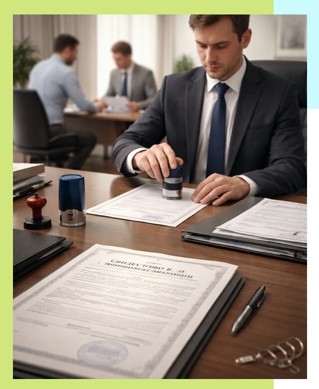 Оформление свидетельства о государственной регистрации в Одинцове