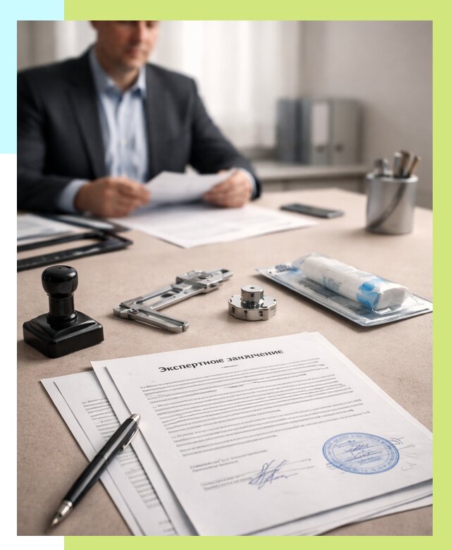 Экспертное заключение на продукцию в Одинцове от 8803 р. | Алешин-Днц