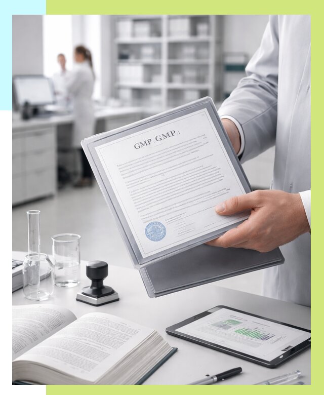 Сертификат GMP в Одинцове под ключ от 88026 р. | Алешин-Днц