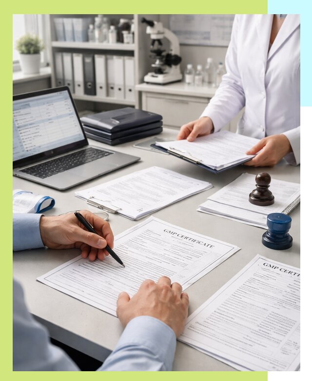 Оформление сертификата GMP в Одинцове для фармпроизводства