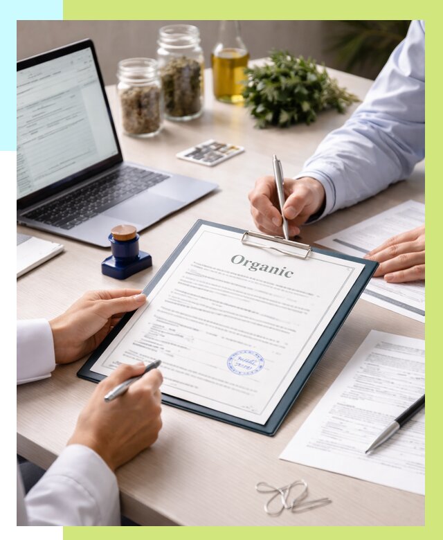 Оформление сертификат органик в Одинцове от 31068 р. | Алешин-Днц