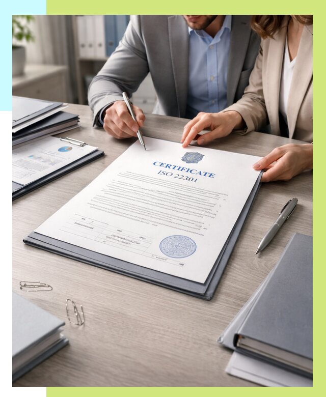 Сертификат ISO 22301 в Одинцове от 46602 р. | Алешин-Днц срочно