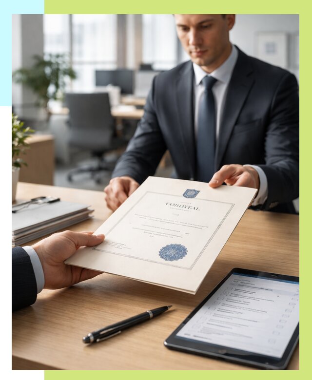 Сертификат ISO 30301 в Одинцове от 36246 р. | Алешин-Днц - под ключ