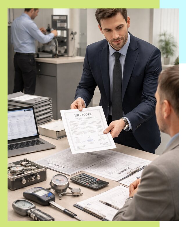 Выдача сертификата ISO 10012 по требованиям метрологии в Одинцове