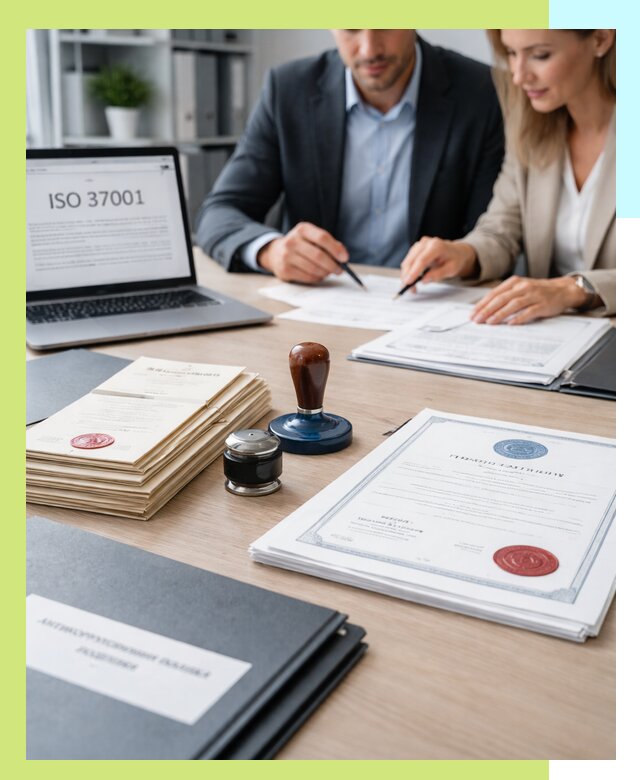 Получение сертификата ISO 37001 по системе борьбы с коррупцией в Одинцове