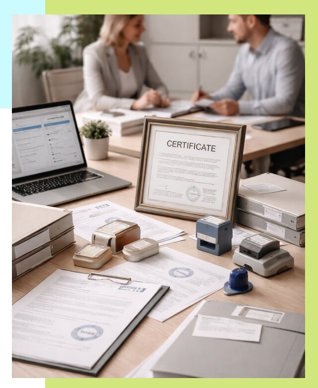 Сертификация компании в Одинцове от 46602 р. | Алешин-Днц — заказ